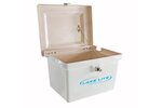 Dual Universal Boat Lift Battery Tray