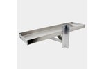 Dual Hanging Tray - Square Arms