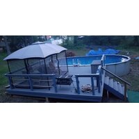 2pk Solar Dock Post Lights