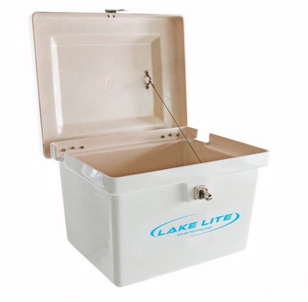 Dual Universal Boat Lift Battery Tray